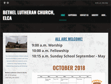 Tablet Screenshot of bethellutheranlittlefalls.org